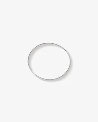 7.5mm-8mm Oval Bangle in Sterling Silver