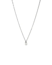 Signature Lock Necklace in Sterling Silver