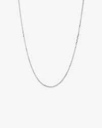 Collier chaîne gourmette fine 55 cm (22") largeur 2,5-3 mm en argent sterling