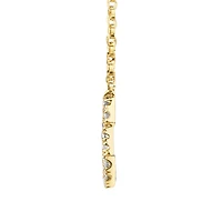 "C" Initial Necklace with 0.10 Carat TW of Diamonds in 10kt Yellow Gold