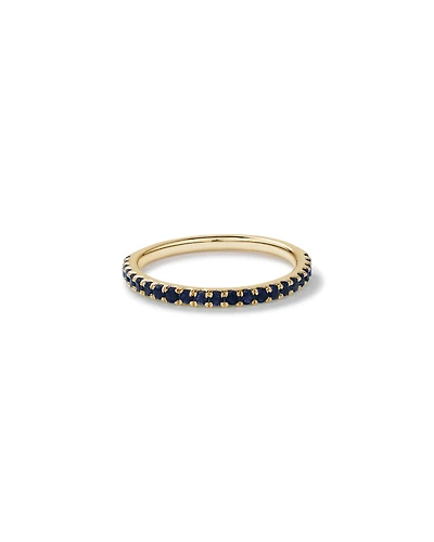 Sapphire Stacker Ring in 10kt Yellow Gold