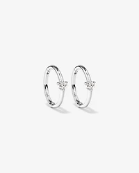 Diamond Accent Sleeper Earrings 10kt Gold