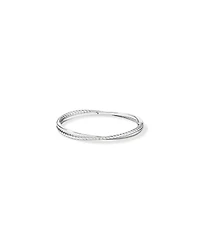 63mm Twist Bangle in Sterling Silver