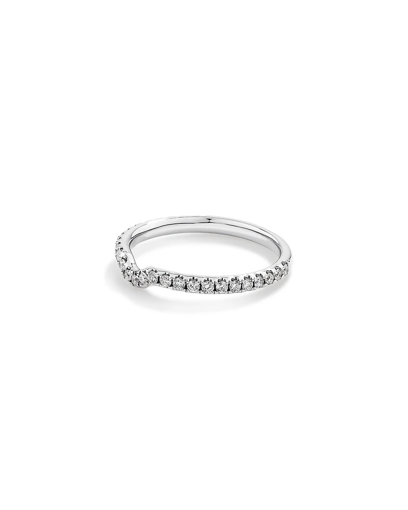 Bague de Mariage Sir Michael Hill Designer avec 0,29 Carat TW de Diamants en Or Blanc 18kt