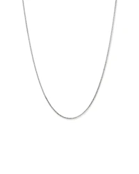 Collier Chaîne Fine Curb En Argent Sterling, 55 Cm (22 Po), Largeur 2-2,5 Mm