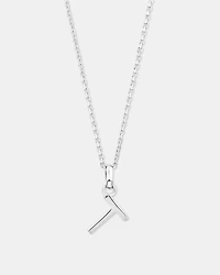 Pendentif « T » en argent sterling