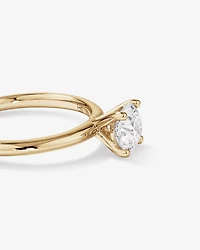 1 Carat TW Round Brilliant Laboratory-Grown Diamond Solitaire Engagement Ring in 14kt Yellow Gold