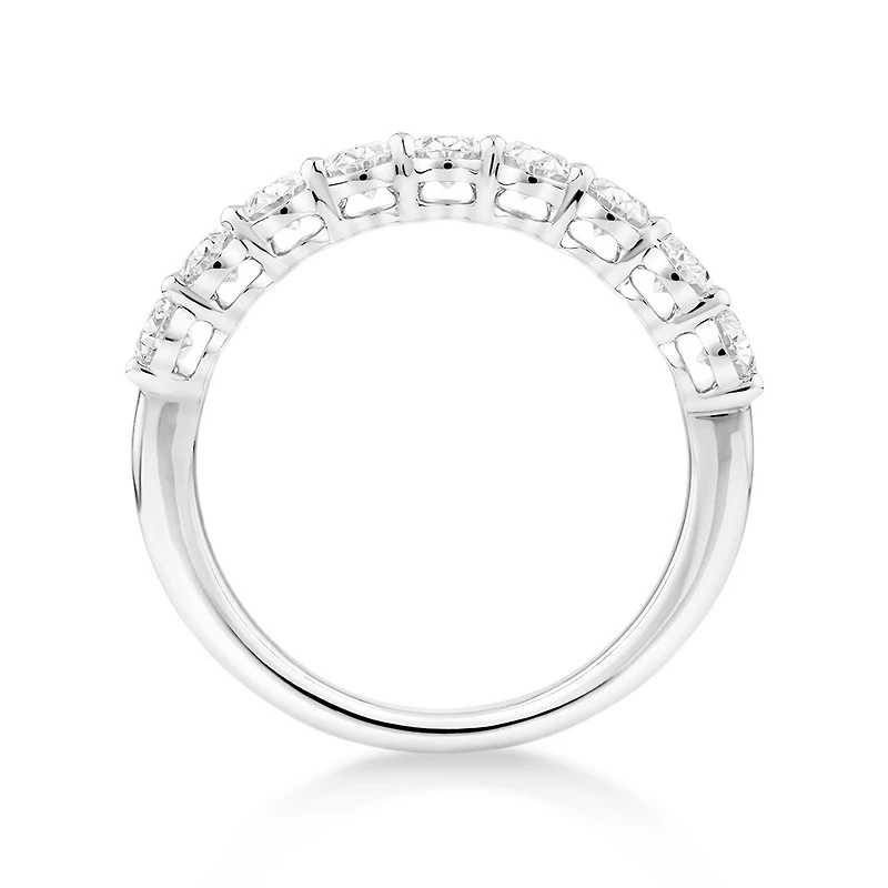 Bague avec 1,17 carat TW de diamants cultivés en laboratoire en or blanc 14kt