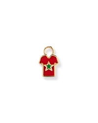 Morocco Jersey Earring Charm in 18Kt Vermeil