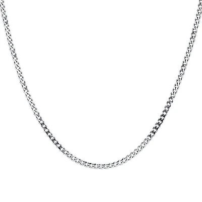 60cm (24") 4.3mm Width Curb Chain in Sterling Silver