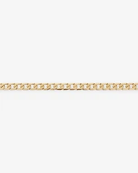 23cm (9") 8.87mm Flat Beveled Curb Bracelet in 10kt Yellow Gold