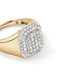 1.00 Carat TW of Cluster Diamonds 10kt Yellow Gold