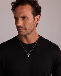 Shark Tooth Pendant in Sterling Silver