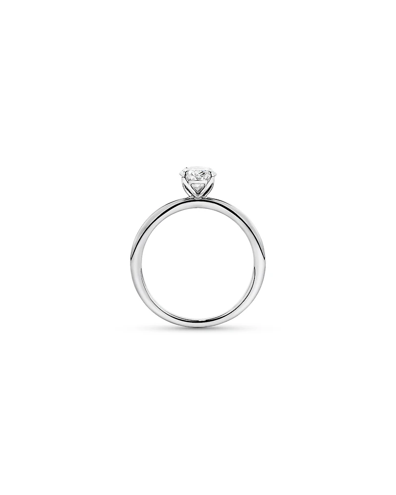 Carat TW Oval Solitaire Ring in Recycled Platinum
