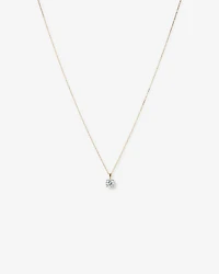 1.00 Carat TW Diamond Solitaire Pendant in 18kt Yellow Gold
