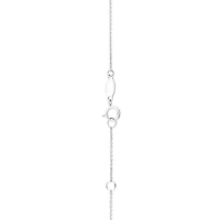 19cm (7.5") T Initial Bracelet in Sterling Silver