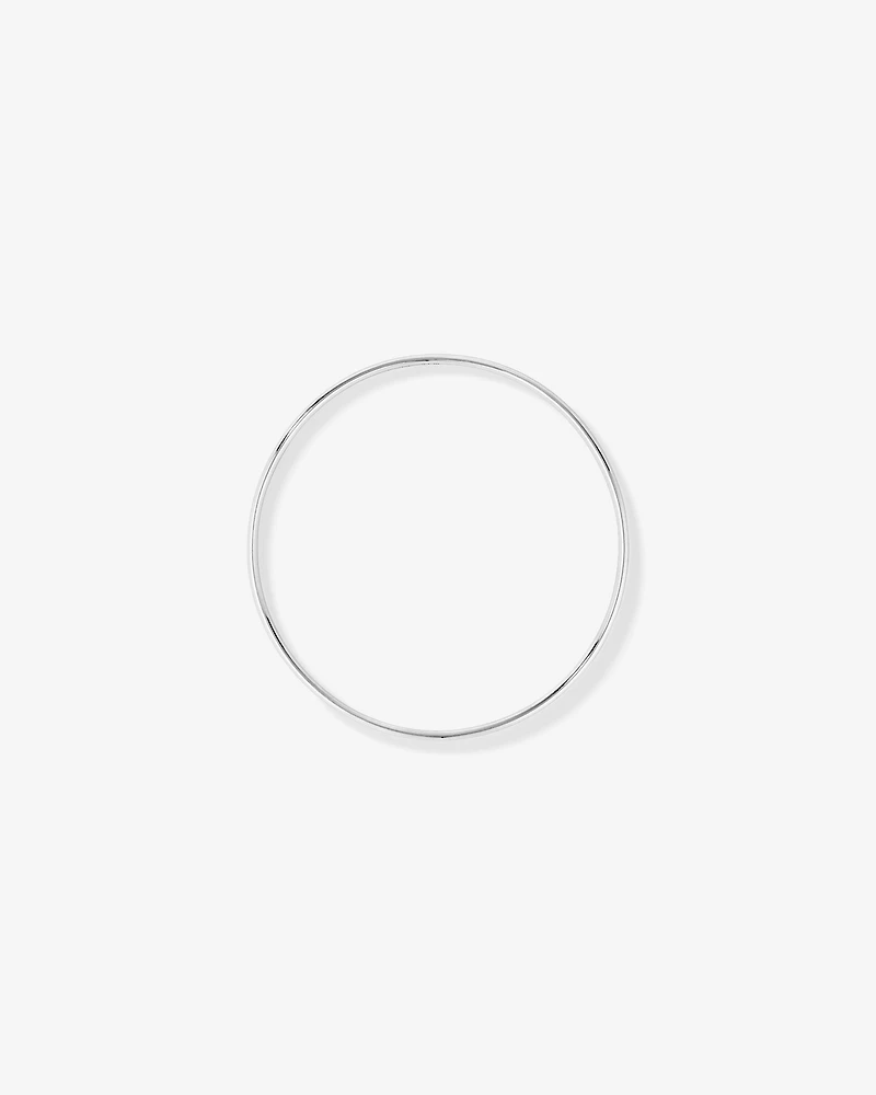Jonc Rond Massif de 3.7mm en Argent Sterling