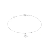 19cm (7.5") W Initial Bracelet in Sterling Silver