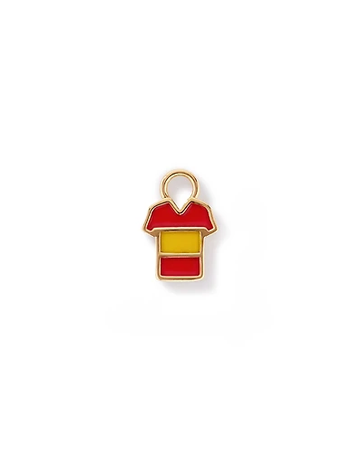 Spain Jersey Earring Charm in 18Kt Vermeil