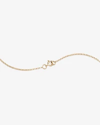 "O" Initial Necklace with 0.10 Carat TW of Diamonds in 10kt Yellow Gold