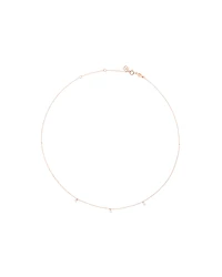 Collier de perles de culture d'eau douce en or rose 10 carats