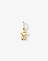Canadian Inukshuk Pendant in 10kt Yellow Gold