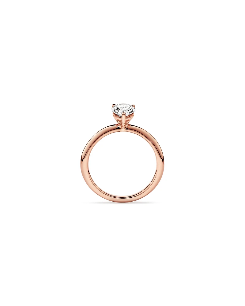 1.25 Carat TW Pear Laboratory-Grown Diamond Solitaire Engagement ring in 14kt Rose Gold
