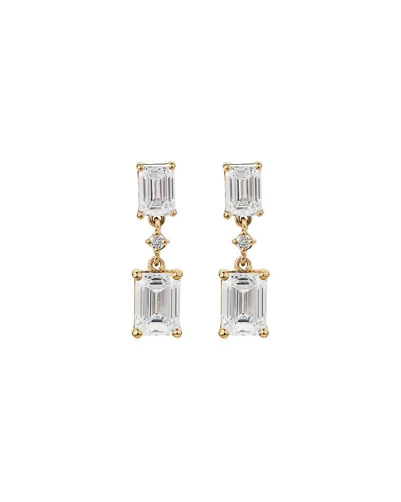 1.51TW Laboratory-grown Diamond Drop Earrings in 10kt Gold