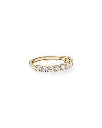 1.00 Carat TW Round Brilliant Laboratory-Grown Diamond Wedding Band in 14kt Yellow Gold