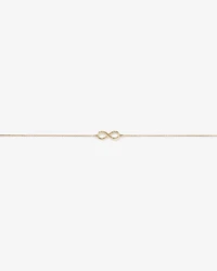 Diamond Accent Infinity Bracelet in 10kt Yellow Gold