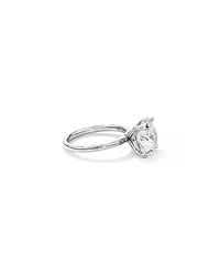 Carat TW Round Brilliant Laboratory-Grown Diamond Solitaire Engagement Ring Platinum