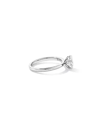 Carat TW Oval Solitaire Ring in Recycled Platinum