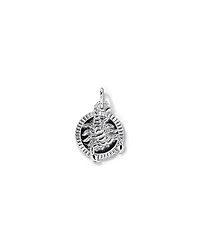 Diamond Accent Scorpio Zodiac Pendant in Sterling Silver