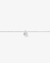 0.50TW Lab Diamond Pear Solitaire Necklace in 10kt Gold