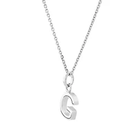 Pendentif « G » en argent sterling
