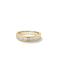1.00 Carat TW Channel Set Round Brilliant Laboratory-Grown Diamond Wedding Ring 14kt Yellow Gold