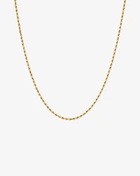 45cm (18") 2.5mm Rope Chain in 10kt Yellow Gold