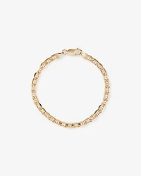19cm (7.5") 4.5mm-5mm Width Hollow Anchor Bracelet in 10kt Yellow Gold