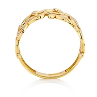 Olive Leaf Ring in 10kt Yellow Gold