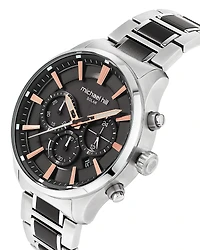 Solar Powered Men's Watch with Blue Tone Stainless Steel