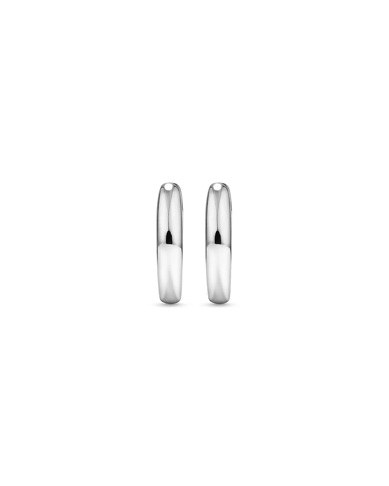 11mm Huggie Earrings in Sterling Silver