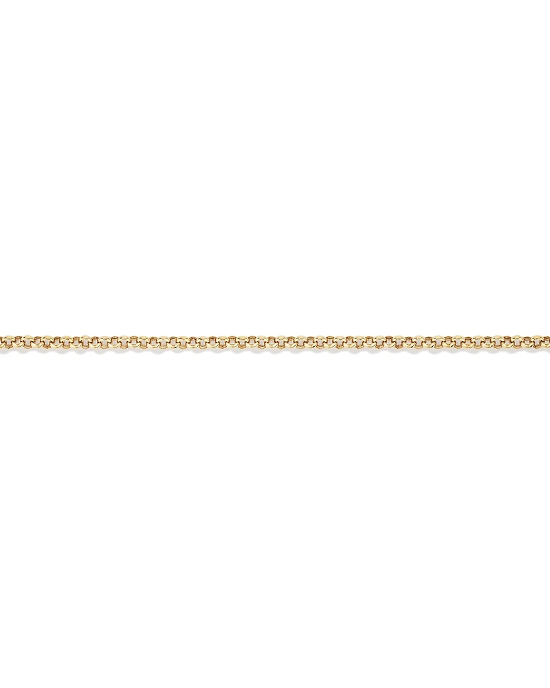 19cm (7.5") 4mm-4.5mm Width Belcher Bracelet in 10kt Yellow Gold