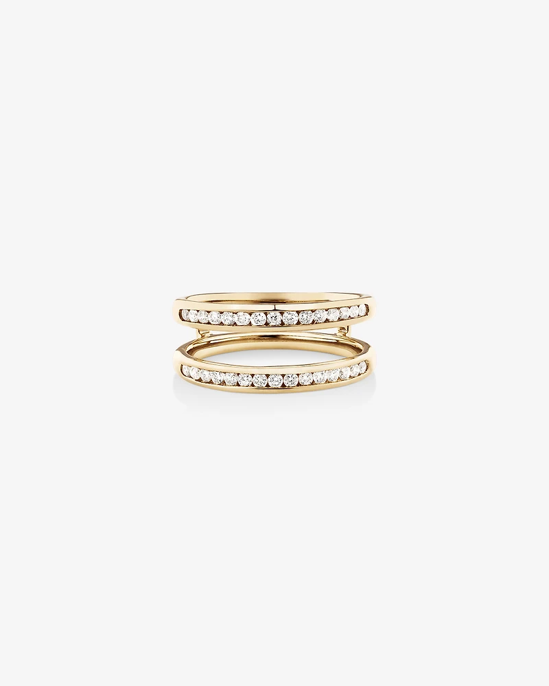 Evermore Enhancer Ring with 0.40 Carat TW Diamonds in 14kt Yellow Gold