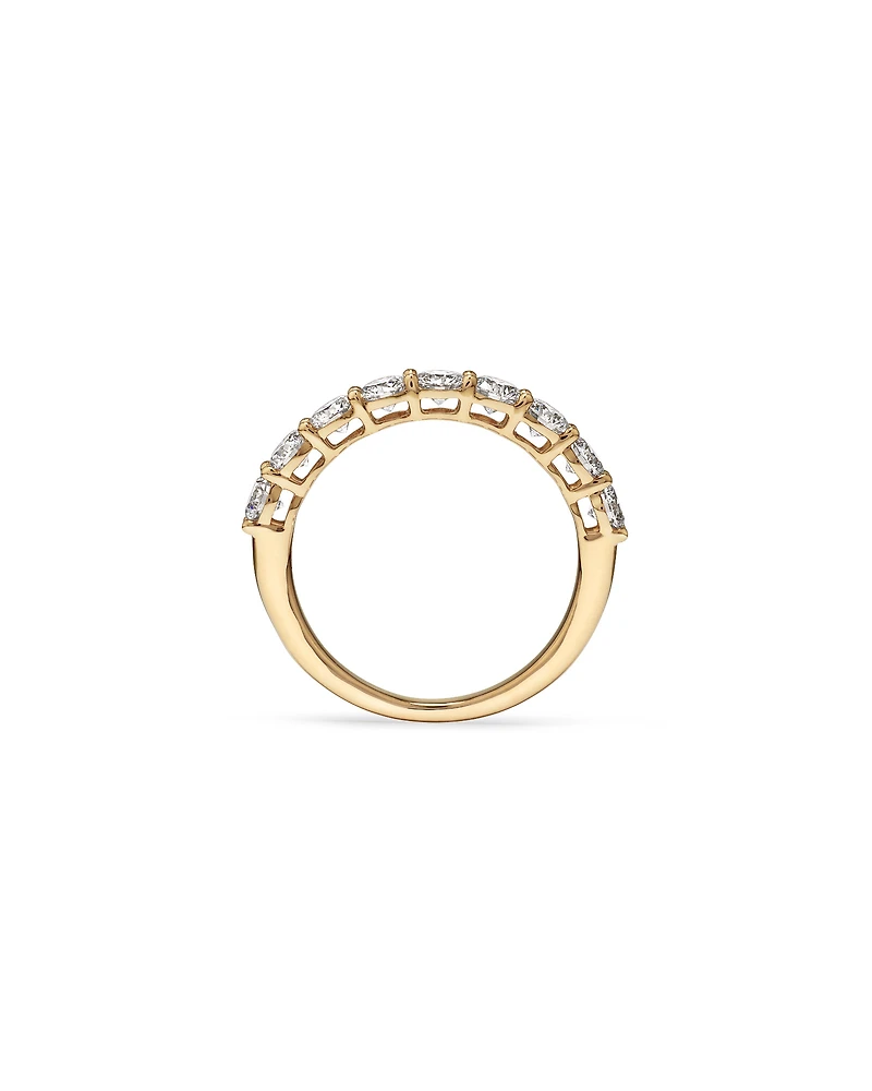 1.30 Carat TW Round Brilliant Laboratory-Grown Diamond Wedding Ring 14kt Yellow Gold