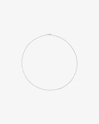 Collier Chaîne Gourmette Fine 55Cm (22") De Largeur 1-1,5Mm En Argent Sterling