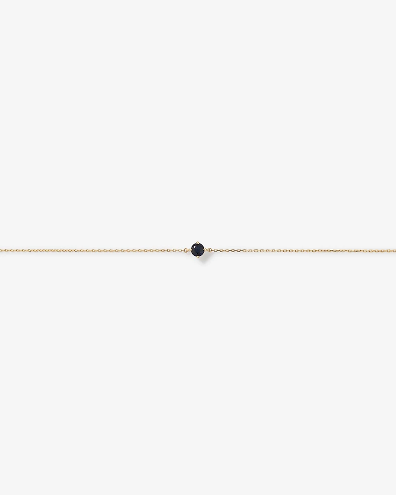 Bracelet with Sapphire in 10kt Yellow Gold