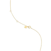 Stardust Pendant with .55TW of Diamonds in 10kt Yellow Gold and Rhodium