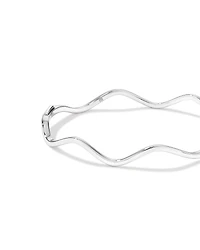 Wave Bangle in Sterling Silver