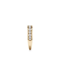 1.00 Carat TW Channel Set Round Brilliant Laboratory-Grown Diamond Wedding Ring 14kt Yellow Gold