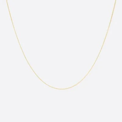 45cm (18") Curb Chain in 10kt Yellow Gold